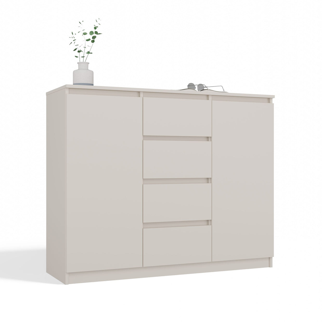 KOMODA SZAFKA 2D4S 120 - KASZMIR BEŻ