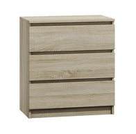 KOMODA SZAFKA 3 SZUFLADY M3 DĄB SONOMA