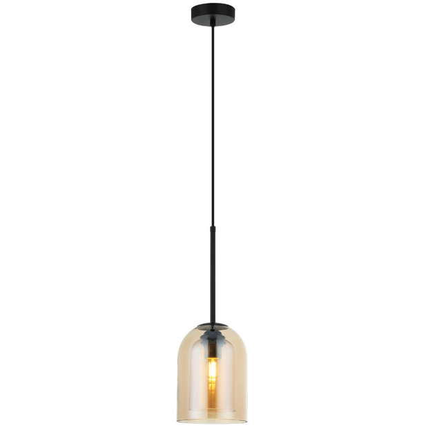 Lampa wisząca Elaris bursztynowa 1xE27 - lampa-wiszaca-elaris-bursztynowa-1xe27-1.jpg