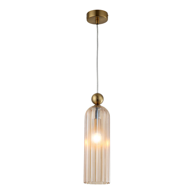 Lampa wisząca Piega 1 Bursztynowa 1xE14 - lampa-wiszaca-piega-1-bursztynowa-1xe14-1.jpg