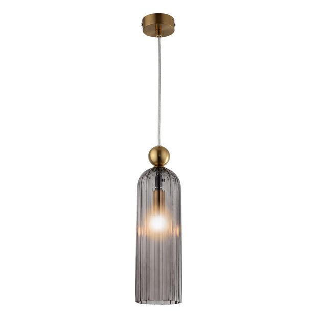 Lampa wisząca Piega 1 smoked 1xE14 - lampa-wiszaca-piega-1xe14-smoked-lp-9391p-light-prestige-1.jpg
