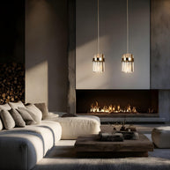 Lampa wisząca Vetro złota 2xE14 - lampa-wiszaca-vetro-zlota-2xe14-4.jpg