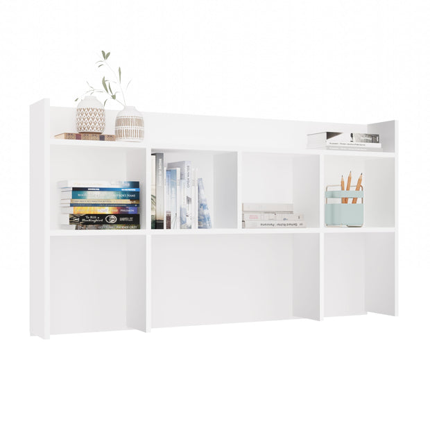 NADSTAWKA DO BIURKA 130 CM BIAŁA PÓŁKA ORGANIZER