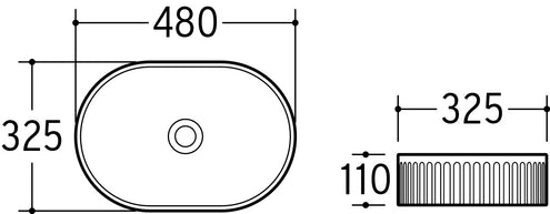 Umywalka nablatowa - BEYOND 5 E-6564 RYSUNEK TECHNICZNY_TECHNICAL DRAWING.jpg