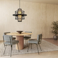 Rattanowa lampa wisząca Astra czarna 1xE27 - ratanowa-lampa-wiszaca-astra-czarna-1xe27-2.jpg