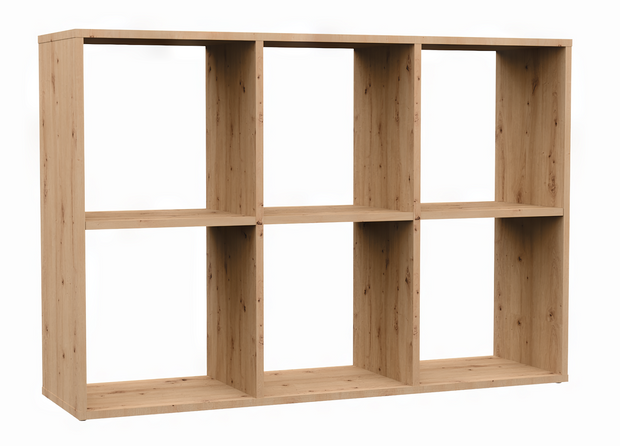 REGAŁ KOMOROWY SZAFKA MALAX 2X3 DĄB ARTISAN