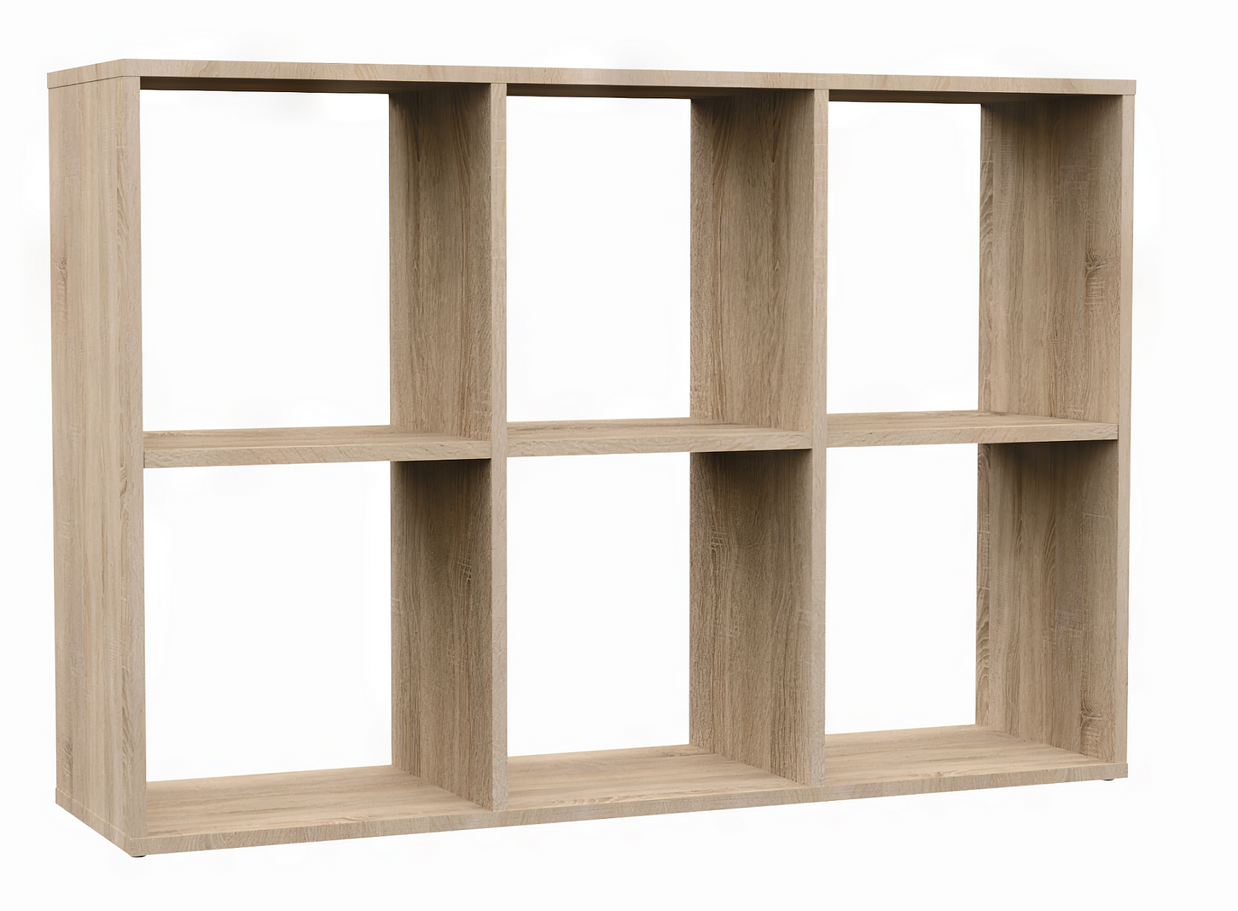 REGAŁ KOMOROWY SZAFKA MALAX 2X3 DĄB SONOMA