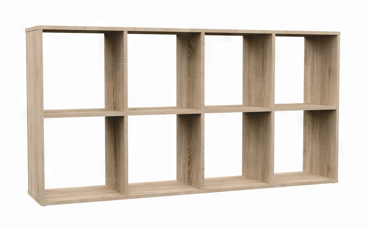 REGAŁ KOMOROWY SZAFKA MALAX 2X4 DĄB SONOMA