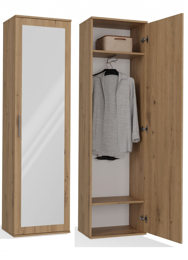 SZAFA DUO LUSTRO DĄB ARTISAN