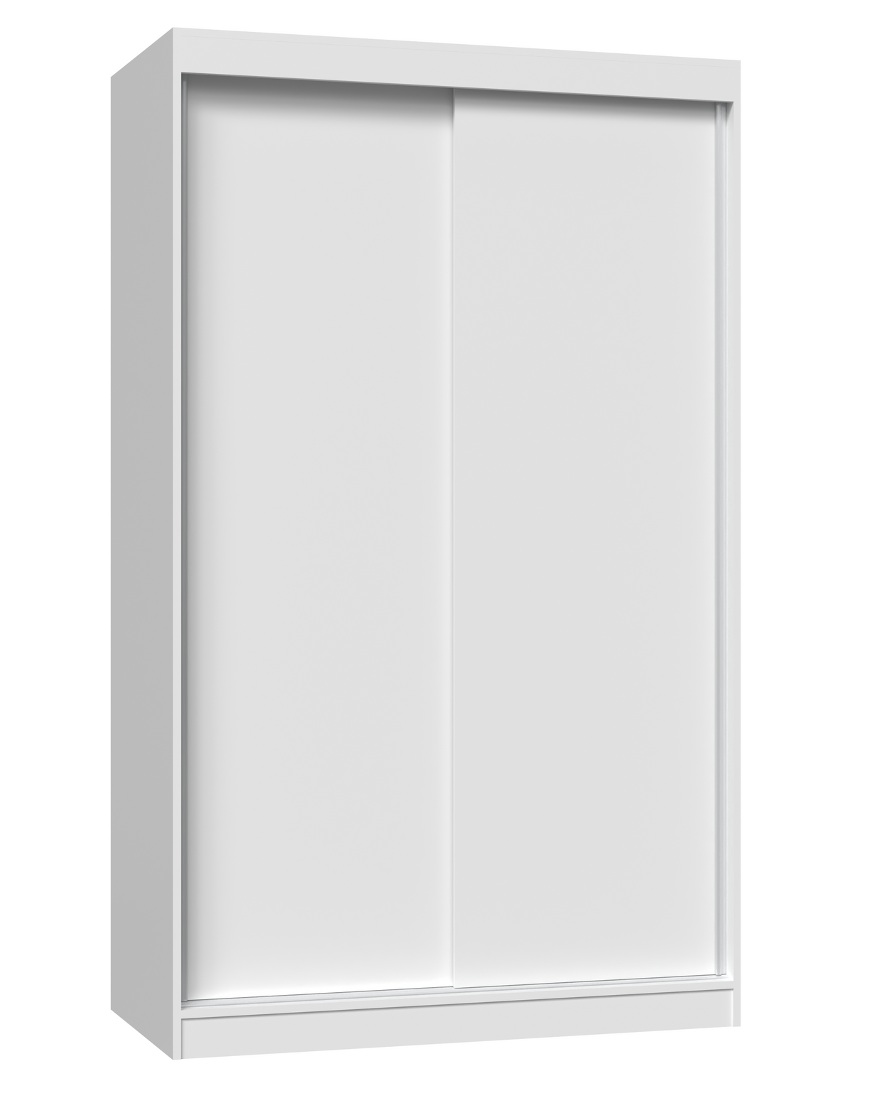 SZAFA PRZESUWNA IGA 120 cm DRZWI PRZESUWNE PÓŁKI BIEL