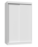 SZAFA PRZESUWNA IGA 120 cm DRZWI PRZESUWNE PÓŁKI BIEL