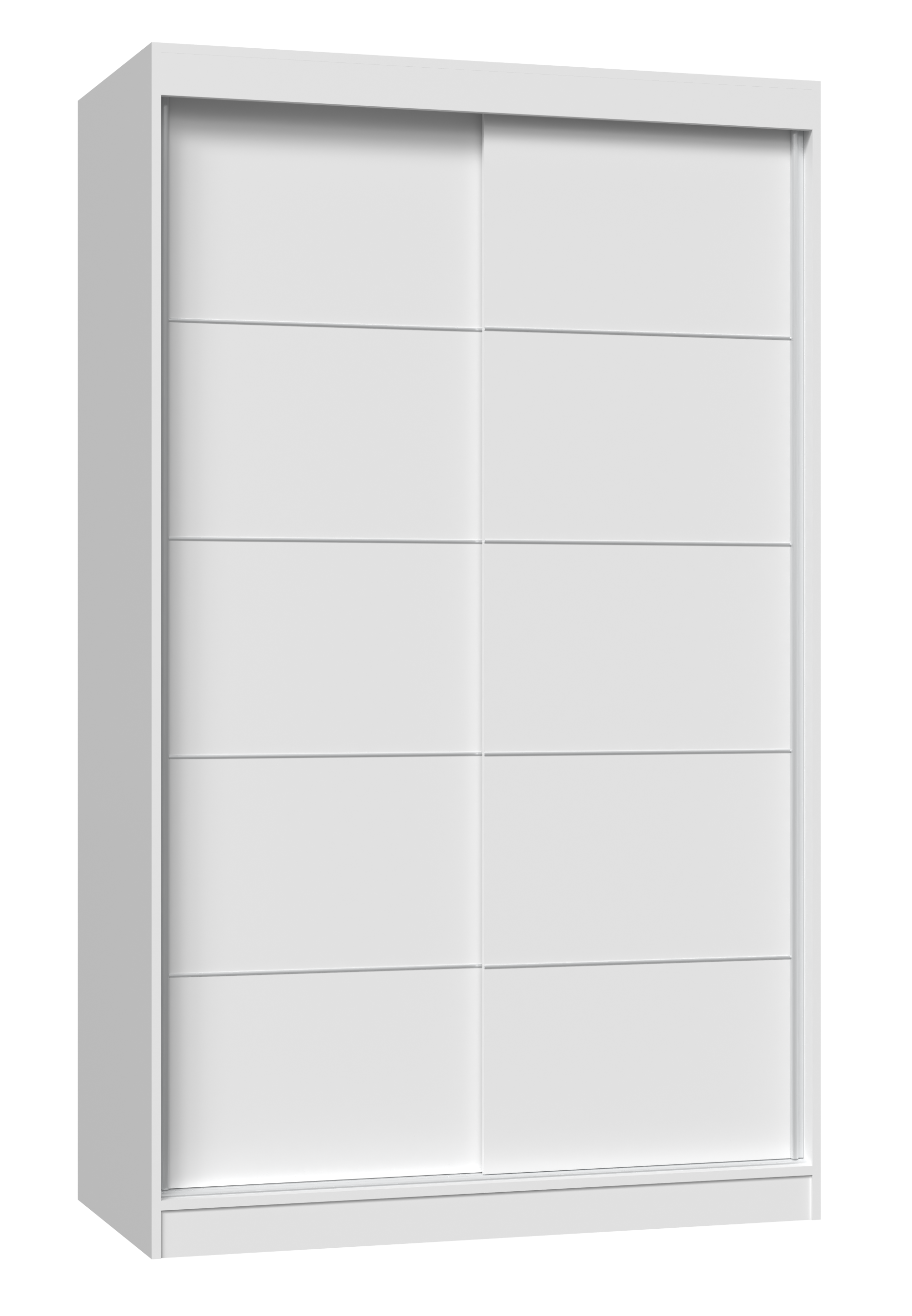 SZAFA PRZESUWNA IGA 120 CM DRZWI ZE SZPROSAMI BIEL