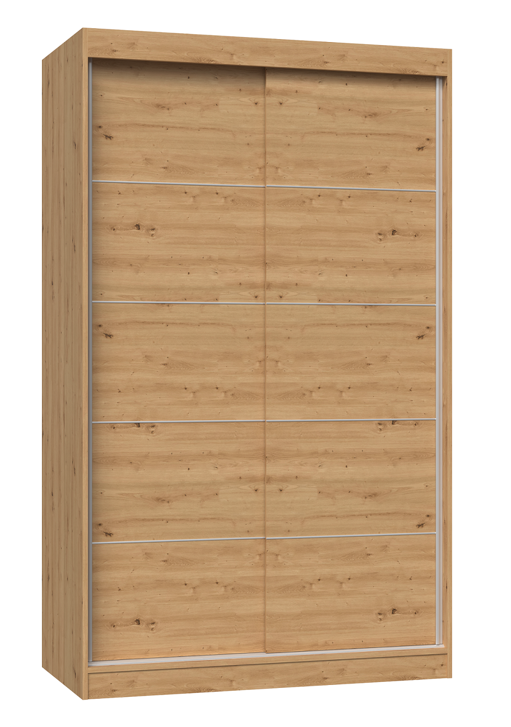 SZAFA PRZESUWNA IGA 120 CM DRZWI ZE SZPROSAMI DĄB ARTISAN