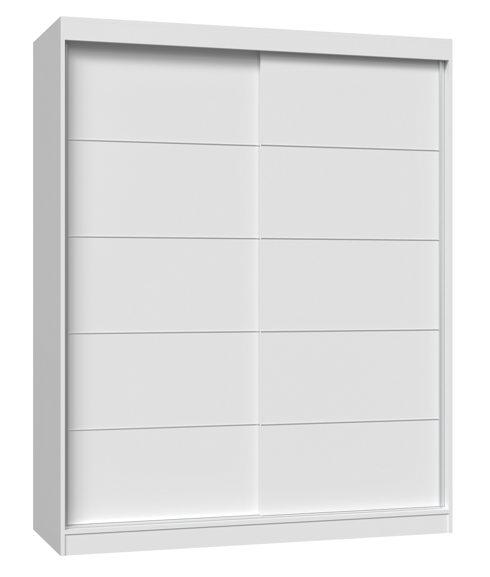 SZAFA PRZESUWNA IGA 160 CM DRZWI PRZESUWNE ZE SZPROSAMI BIEL