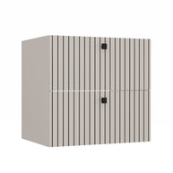 SZAFKA POD UMYWALKĘ TIGO 60 2S KASZMIR RYFLOWANY FRONT
