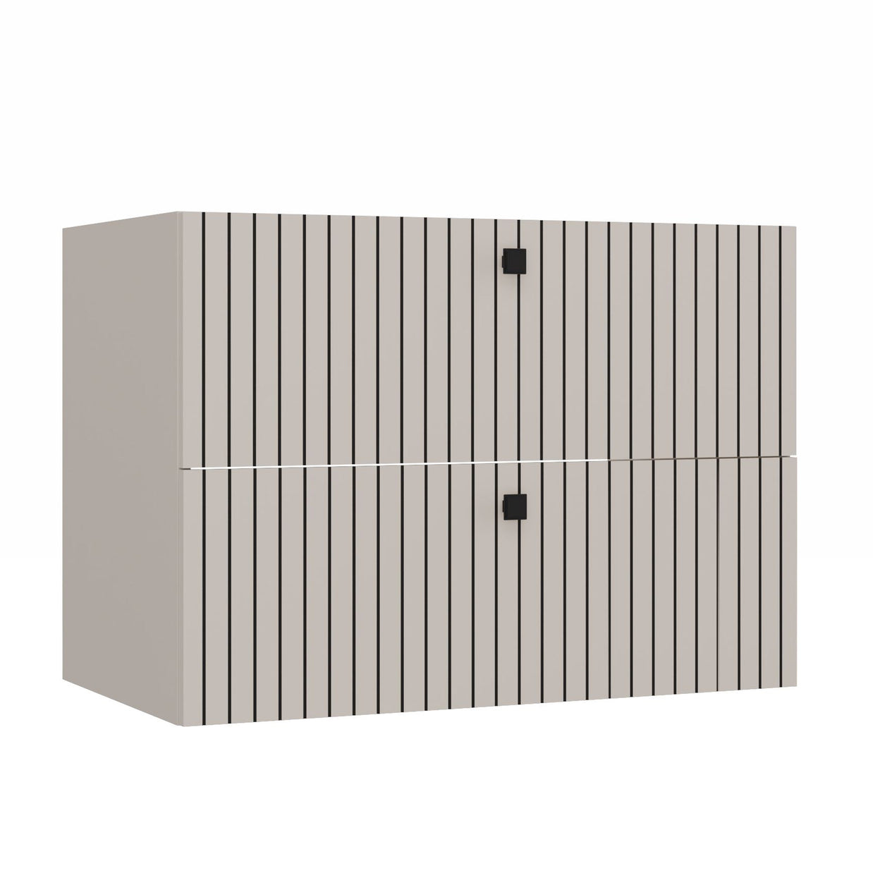 SZAFKA POD UMYWALKĘ TIGO 80 2S KASZMIR RYFLOWANY FRONT