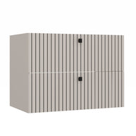 SZAFKA POD UMYWALKĘ TIGO 80 2S KASZMIR RYFLOWANY FRONT