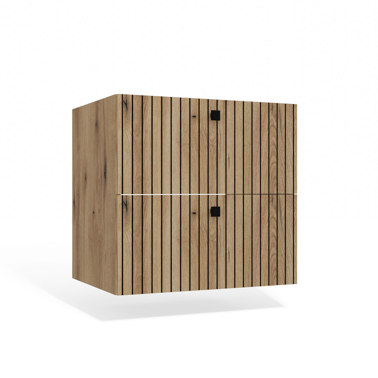 SZAFKA POD UMYWALKĘ TIGO 60 2S DĄB EVOKE RYFLOWANY FRONT