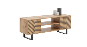 SZAFKA RTV FOCUS 155 cm – DĄB CRAFT/JODEŁKA